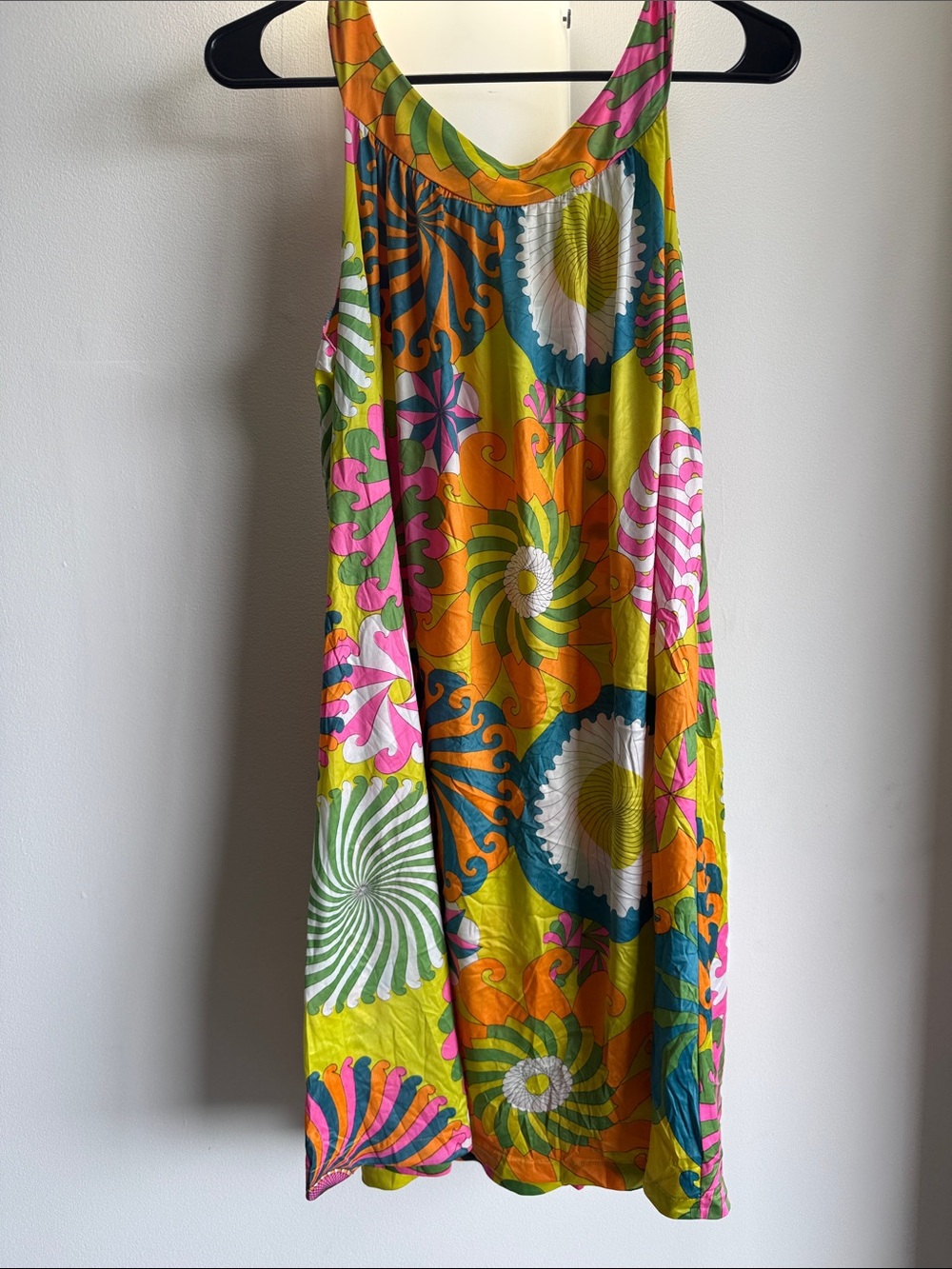 Vibrant Retro Floral Sundress - Multicolor
